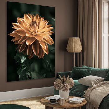 Canvastavla - Dahlia flower