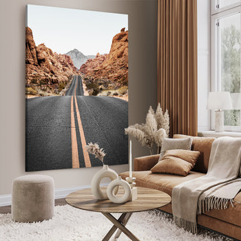 Canvastavla - Desert Road