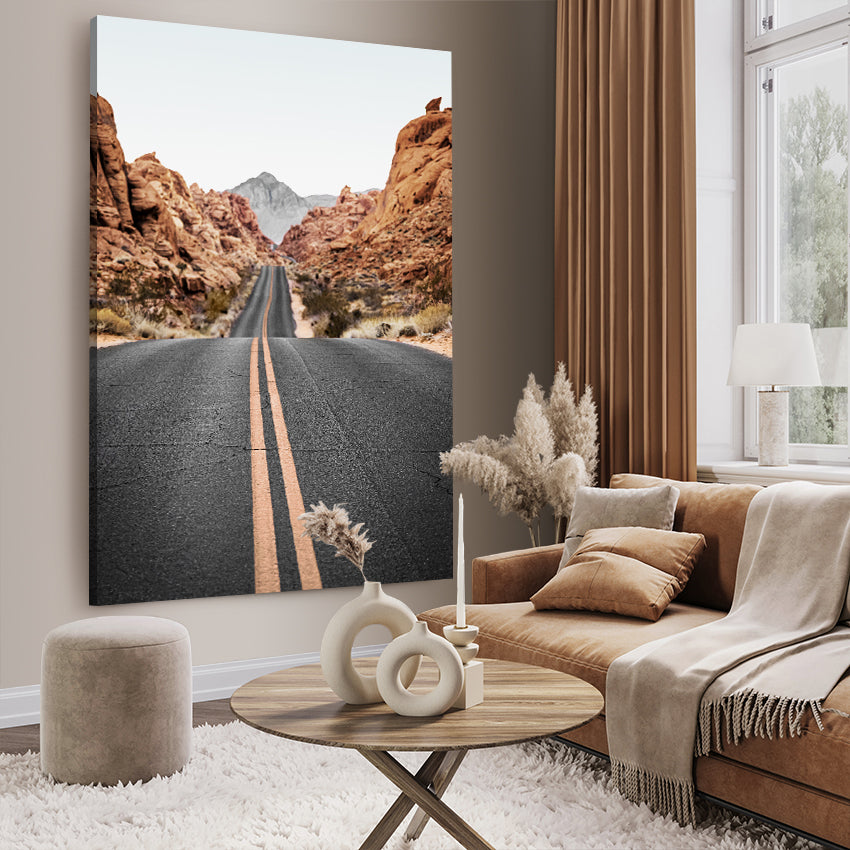Canvastavla - Desert Road