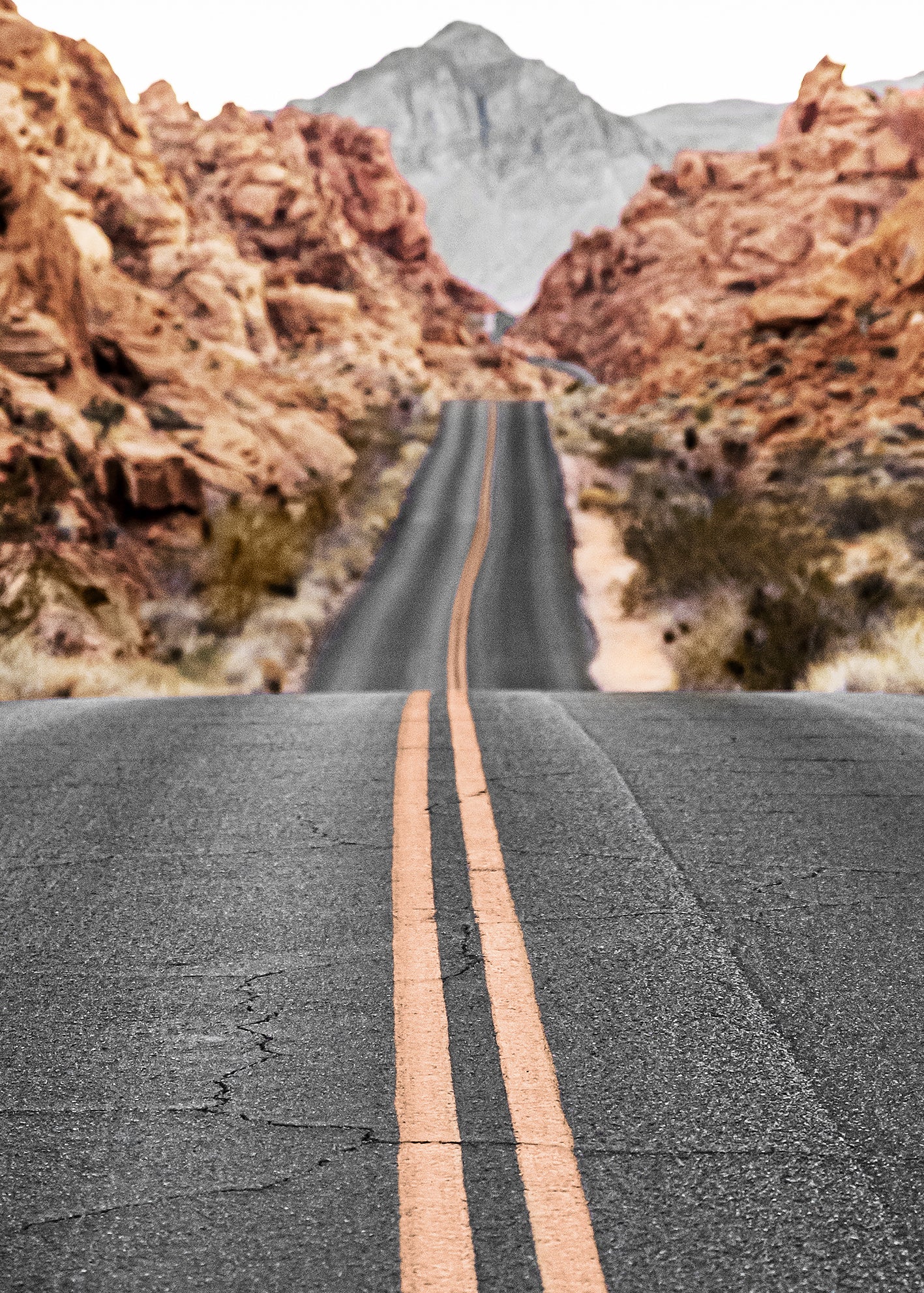 Canvastavla - Desert Road