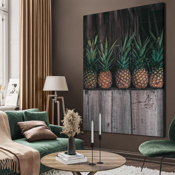 Canvastavla - Beach and Pineapples