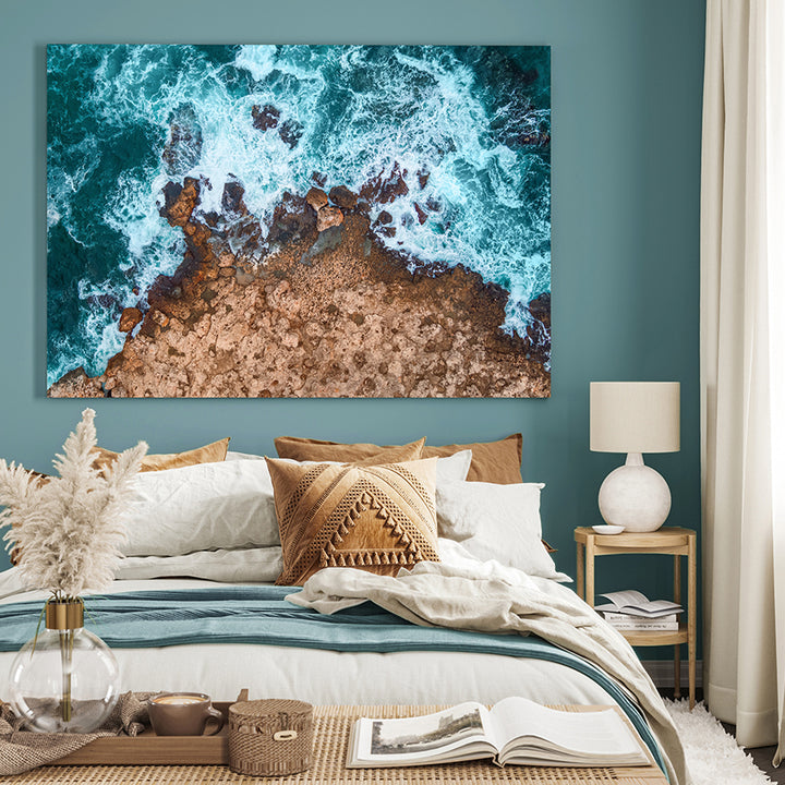 Canvastavla - Golden Coastline