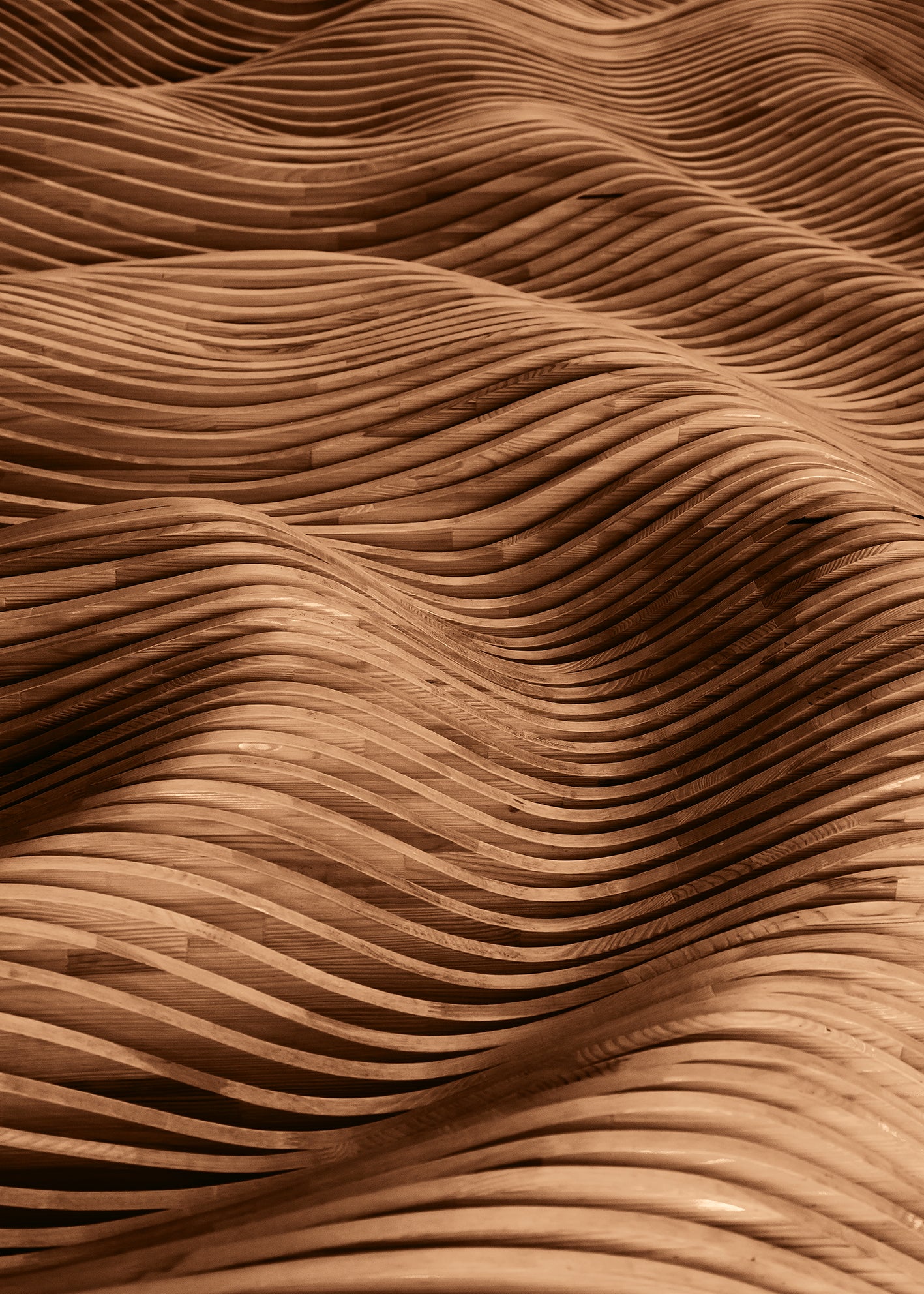 Ljuddämpande tavla - Wooden Shapes