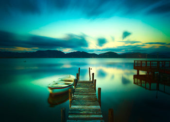 Canvastavla - Mysterious lake