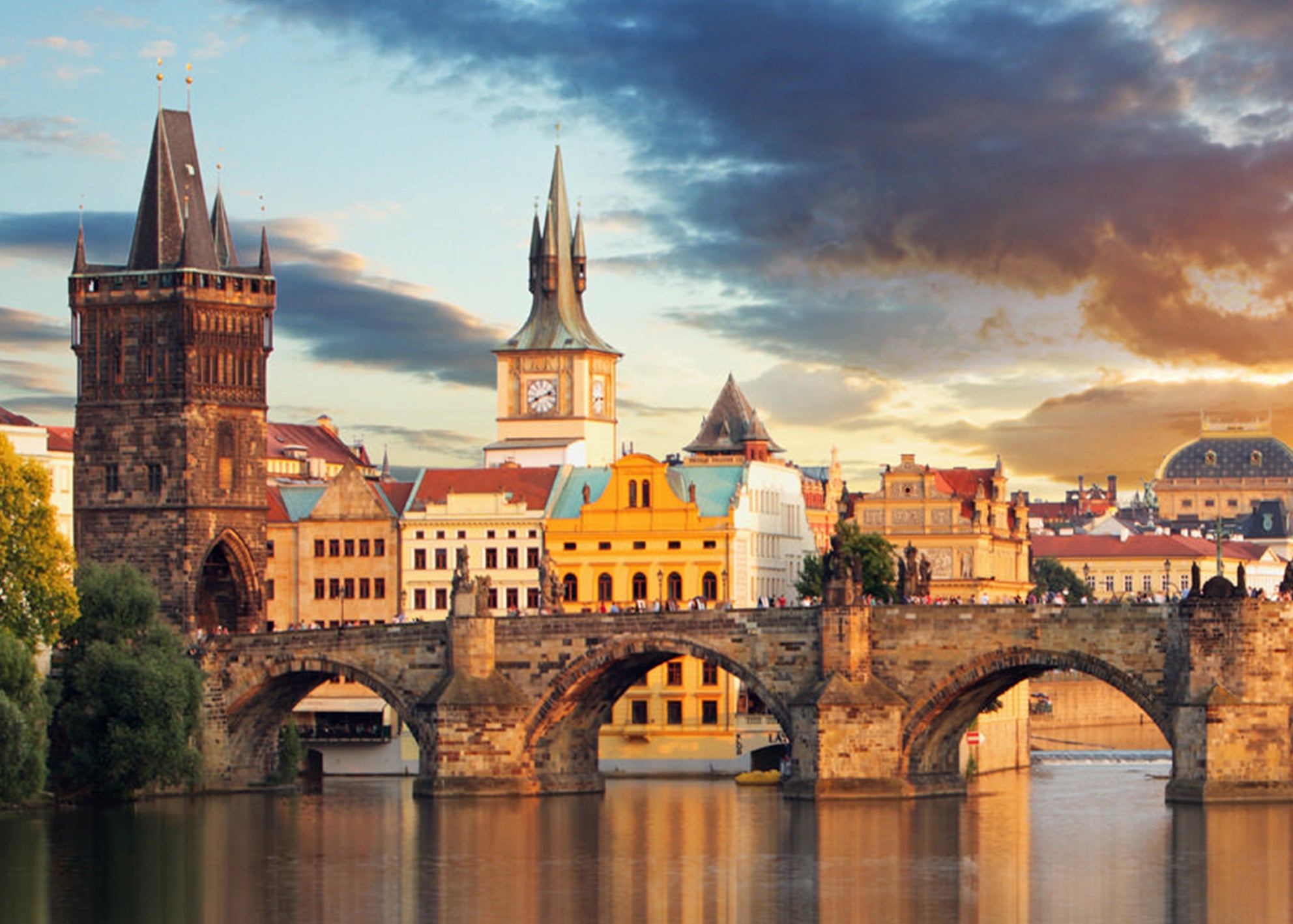 Canvastavla - Charles Bridge