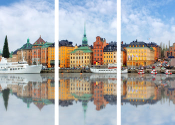 Canvastavla - Old town Stockholm