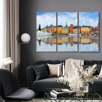 Canvastavla - Old town Stockholm