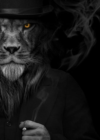 Canvastavla - Smoking