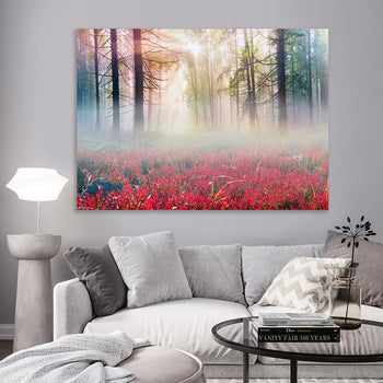 Canvastavla - Mystical forest