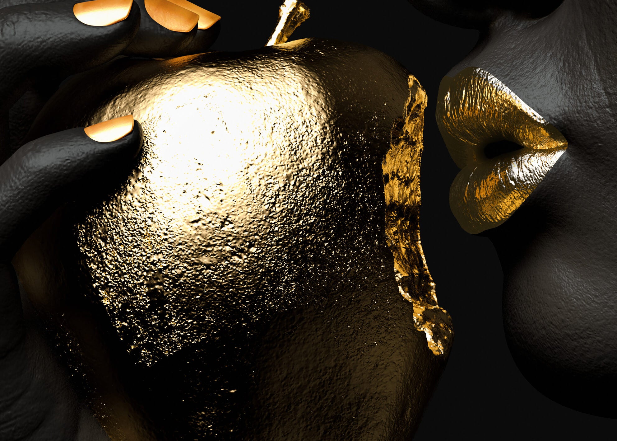 Canvastavla - Golden Apple
