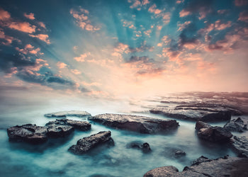 Canvastavla - Turquoise Sunrise