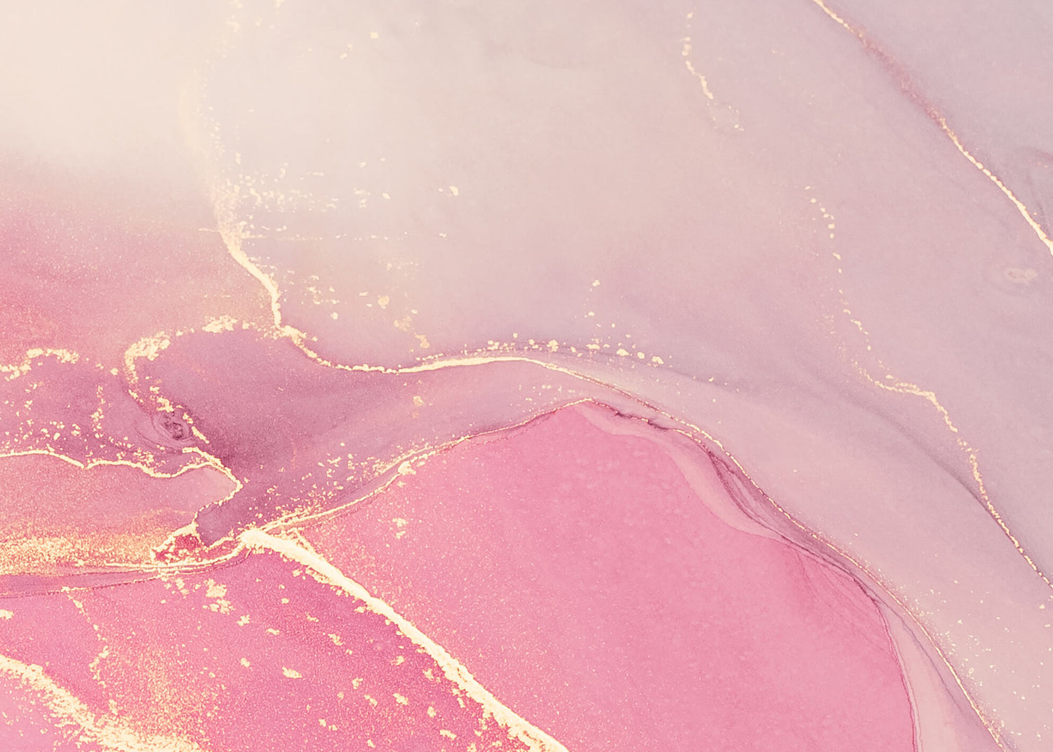 Canvastavla - Golden Pink