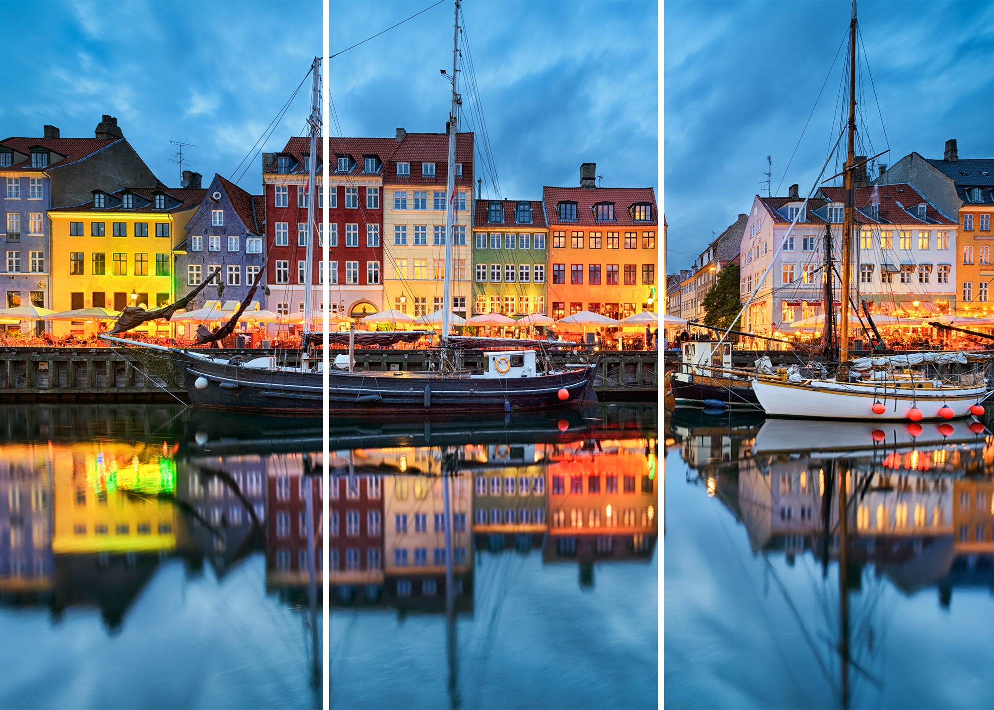 Canvastavla - Copenhagen Nyhavn