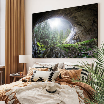 Canvastavla - Light in the end of the tunnel