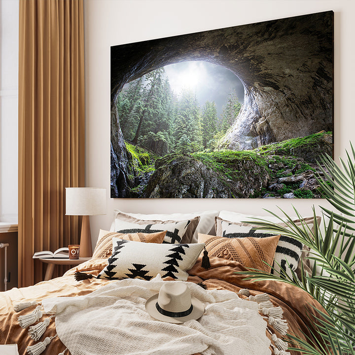 Canvastavla - Light in the end of the tunnel