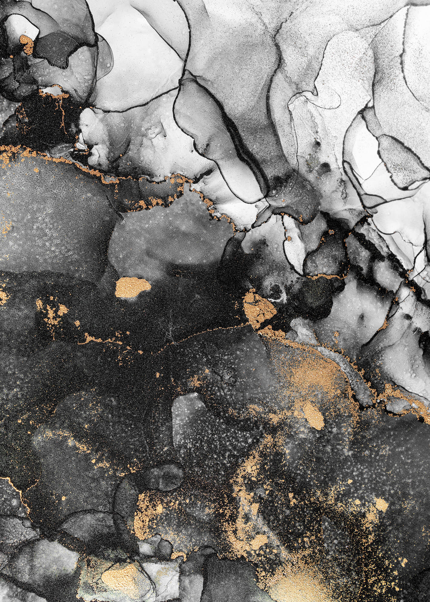 Canvastavla - Golden marble