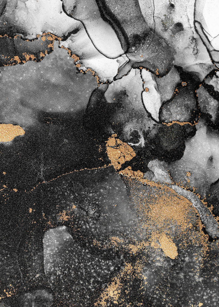Canvastavla - Golden marble