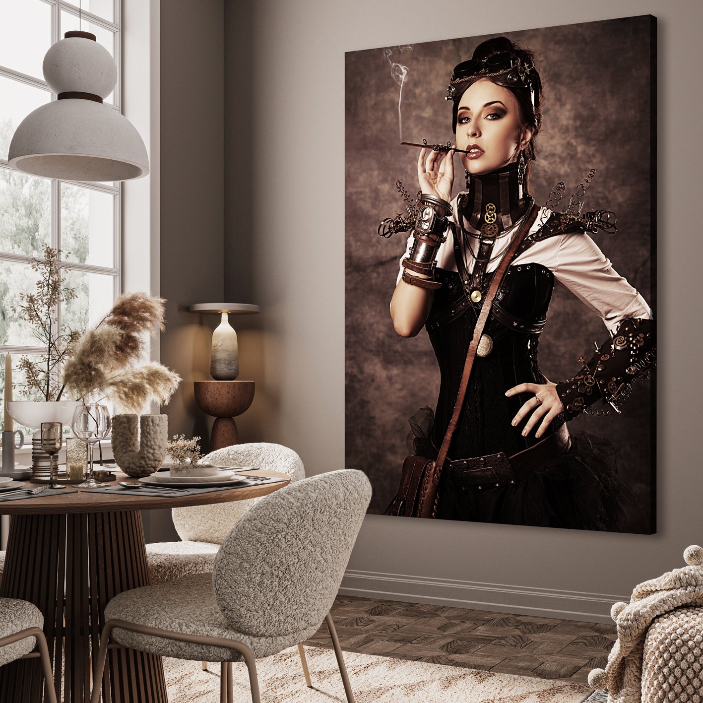 Canvastavla - Steampunk Seduction