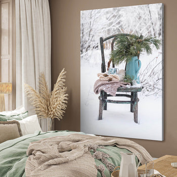 Canvastavla - Rustic Holiday