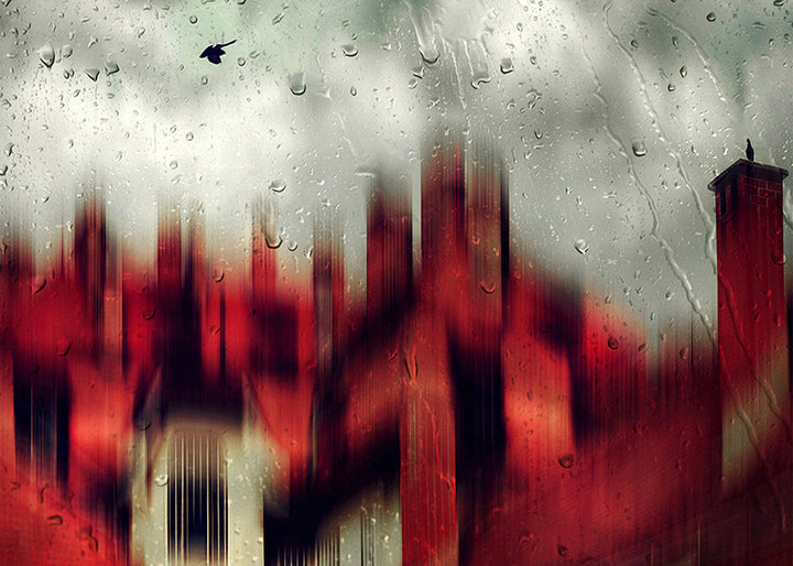 Canvastavla - Rain City