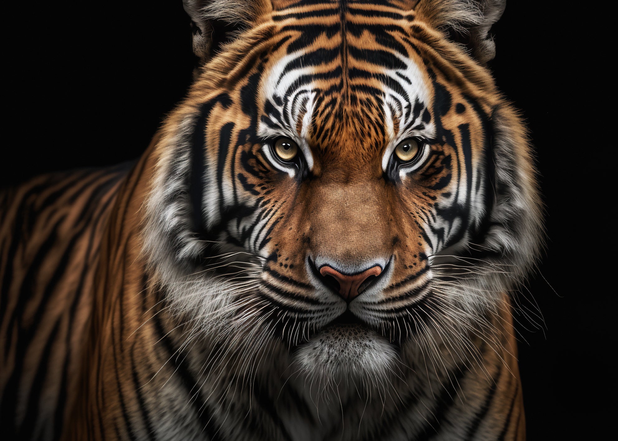 Canvastavla - Intense Tiger