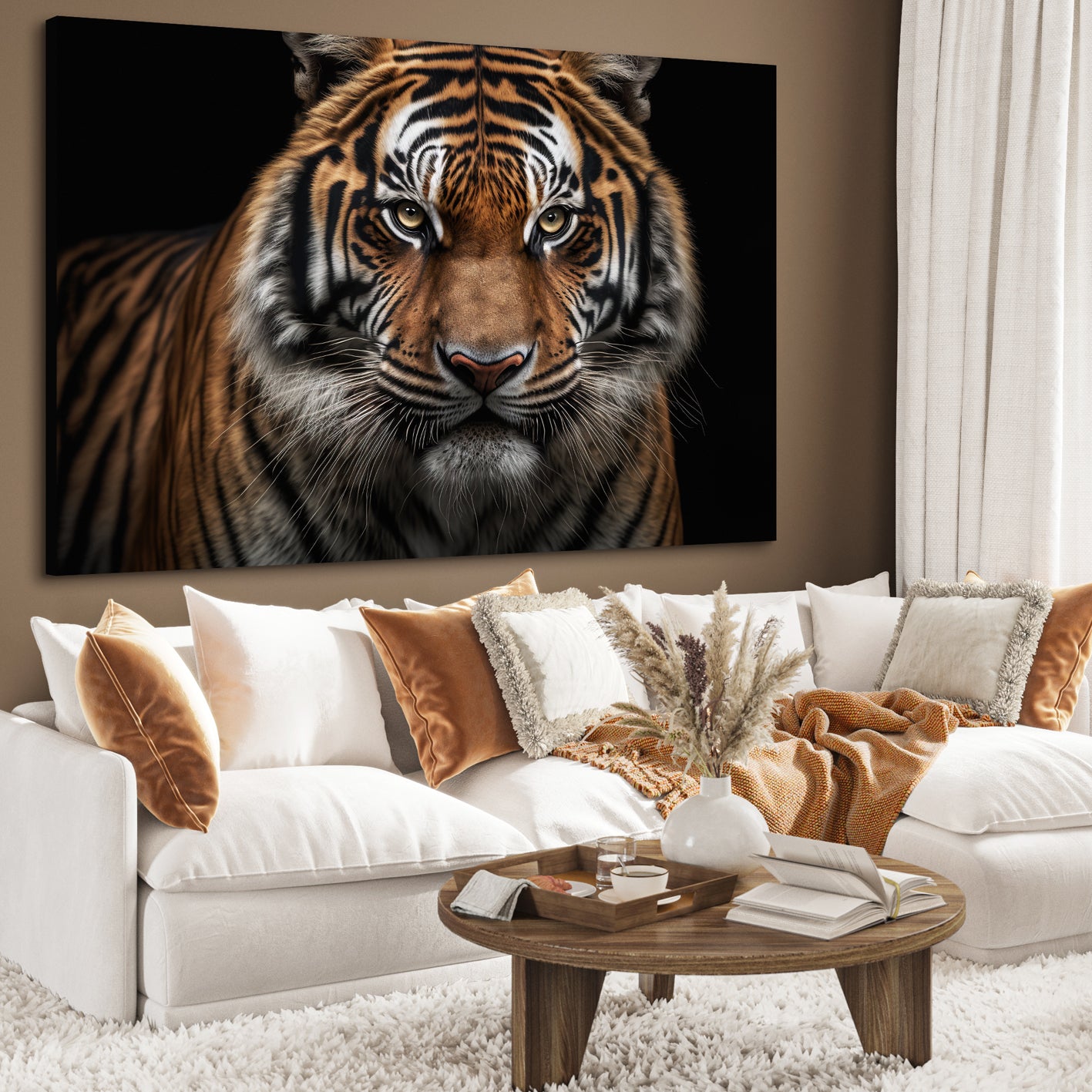 Canvastavla - Intense Tiger