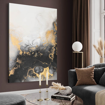 Canvastavla - Thunder marble