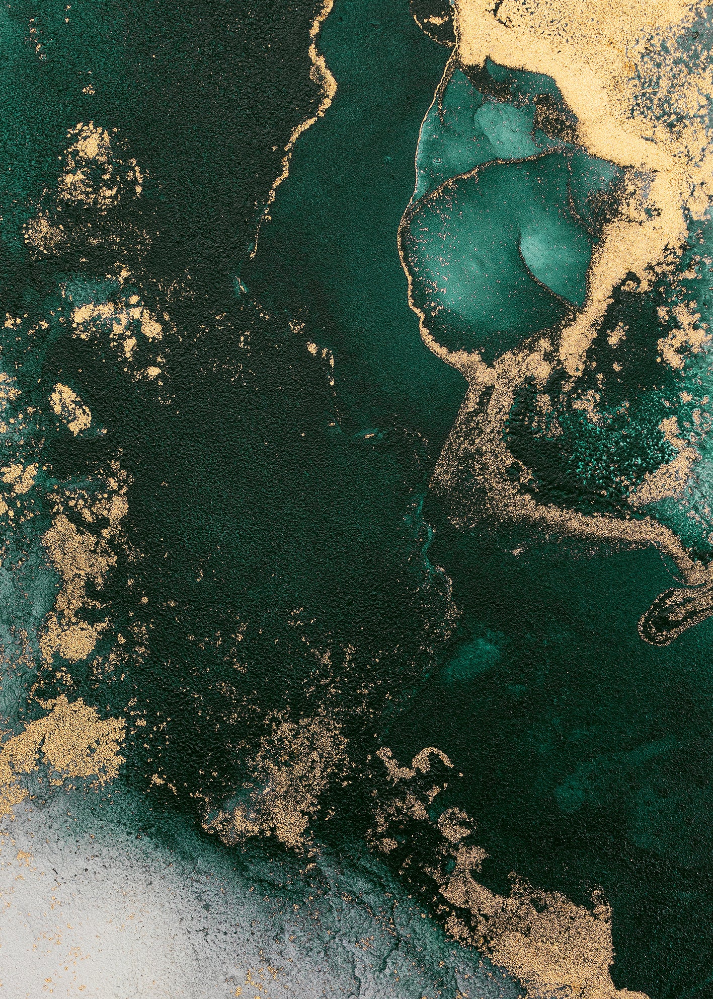 Canvastavla - Emerald marble