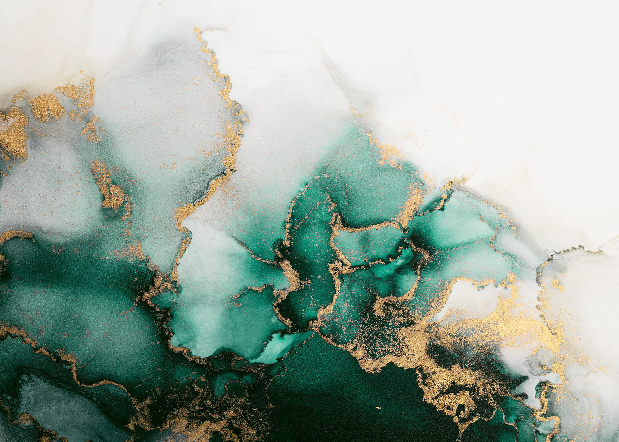 Canvastavla - Jade marble