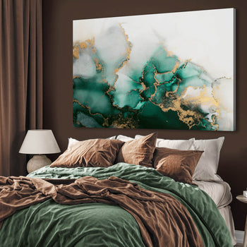 Canvastavla - Jade marble