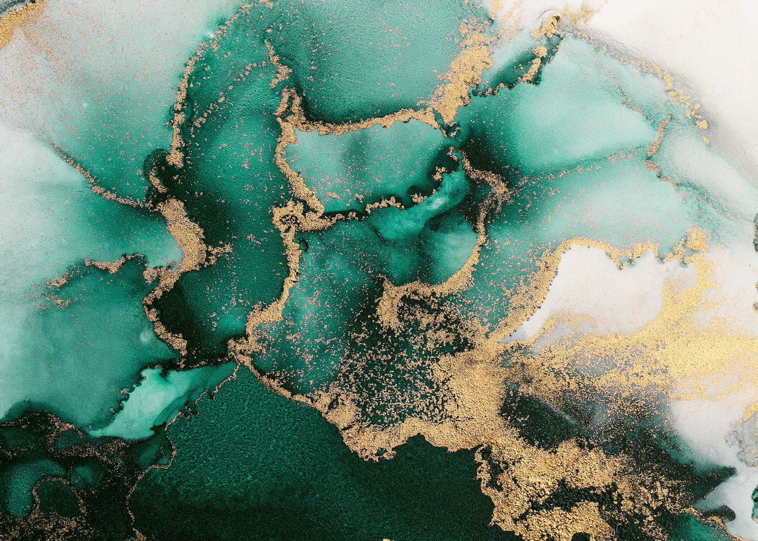 Canvastavla - Jade marble