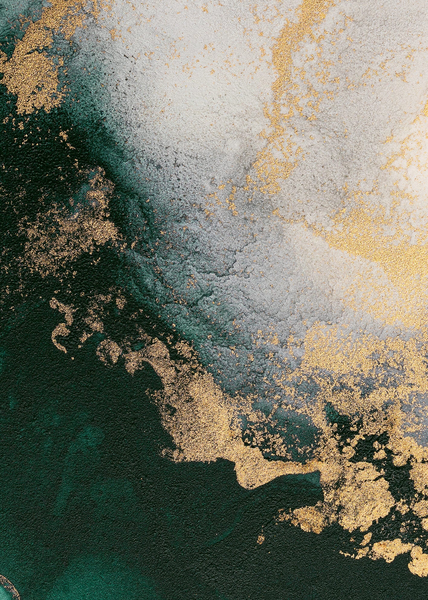 Canvastavla - Marble green