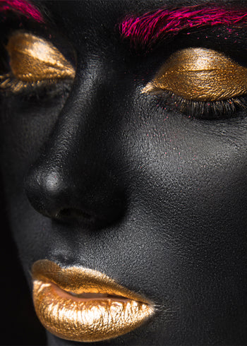 Canvastavla - Black & Copper