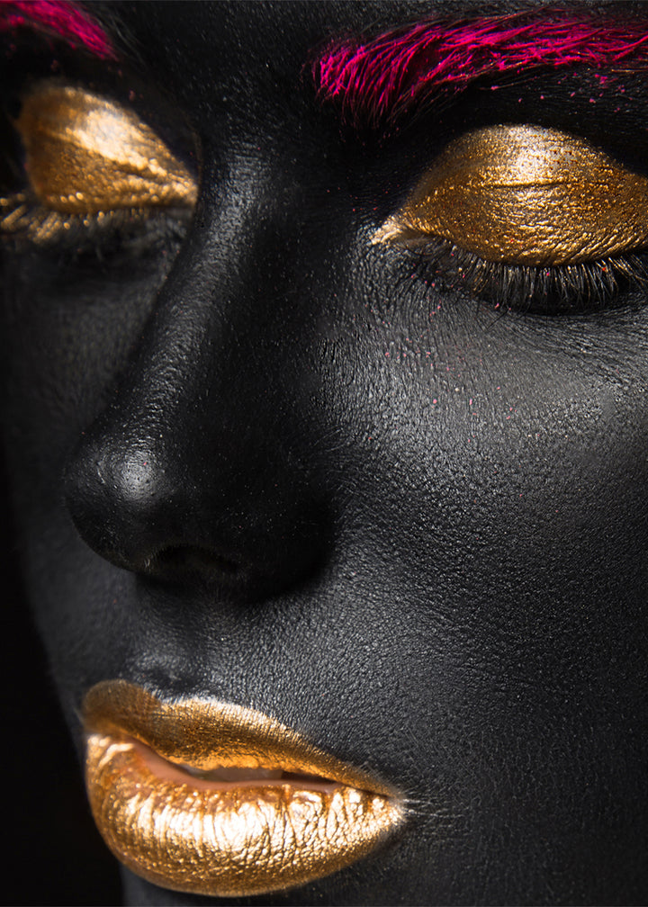 Canvastavla - Black & Copper
