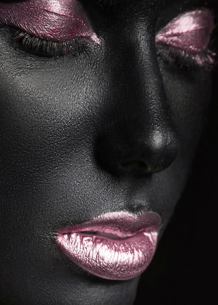 Canvas print - Black & Pink