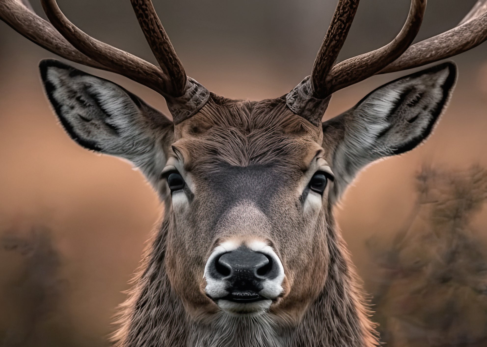Canvastavla - Mystic Moorland Stag
