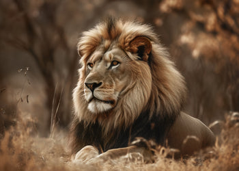 Canvastavla - Regal Lion