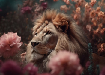 Canvastavla - Bloomed Roar