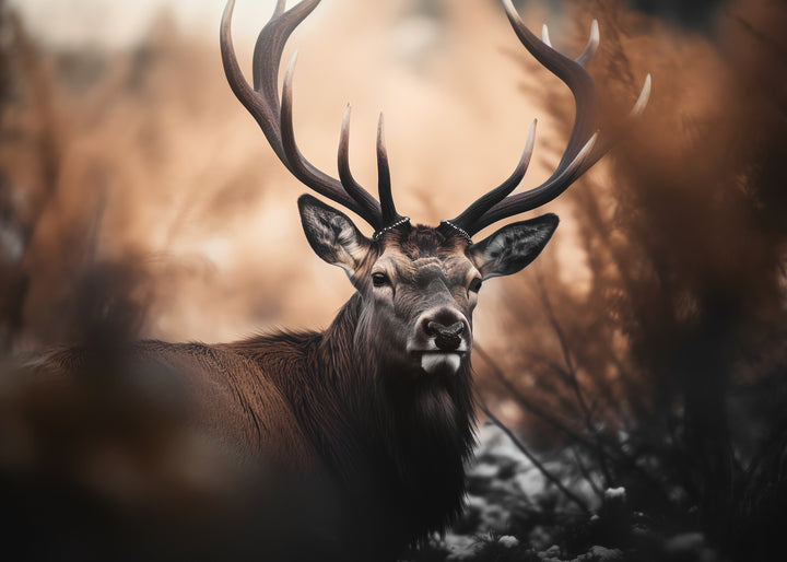 Canvastavla - Golden Gaze Buck