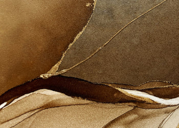 Canvastavla - Golden Seams No2
