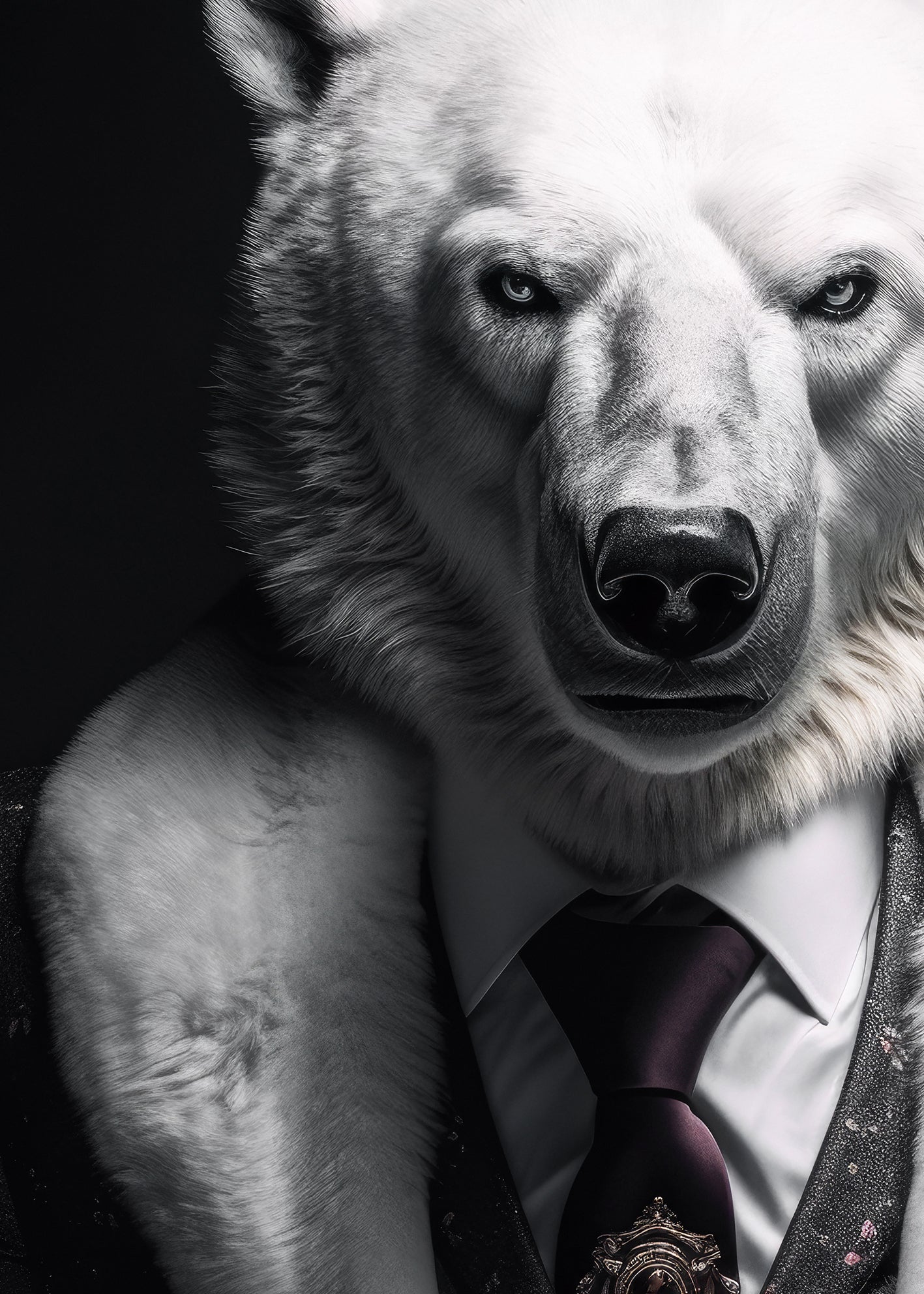 Canvastavla - Polar man