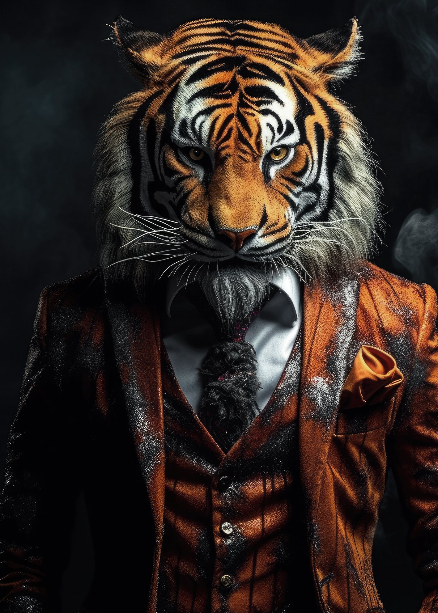 Canvastavla - Tiger Man