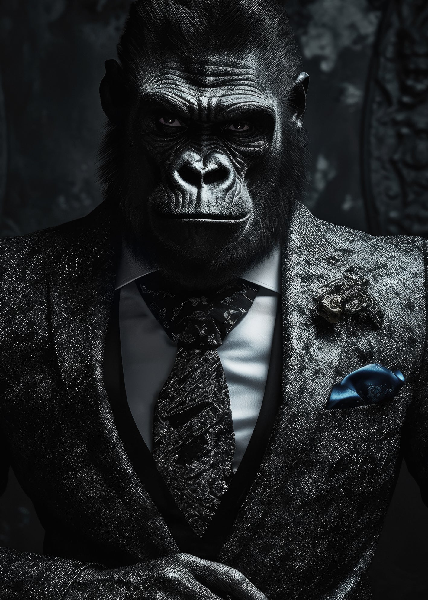 Canvastavla - Gorilla Man