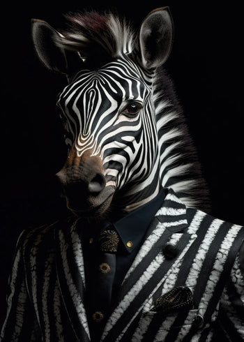 Canvastavla - Zebra Chic