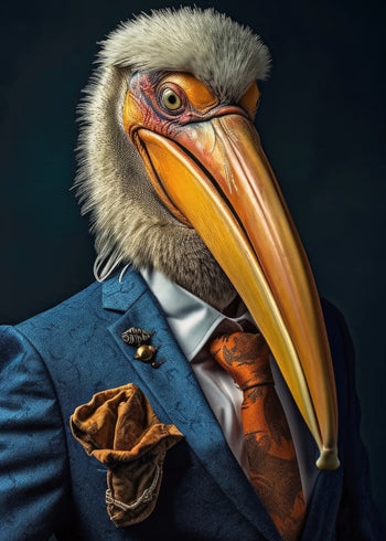 Canvastavla - Beak of Style