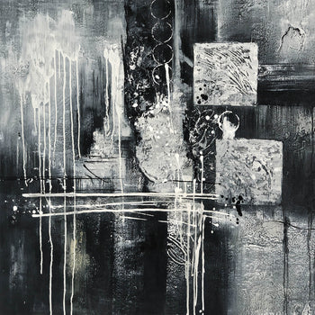 Abstrakt Oljemålning - Alice Springs