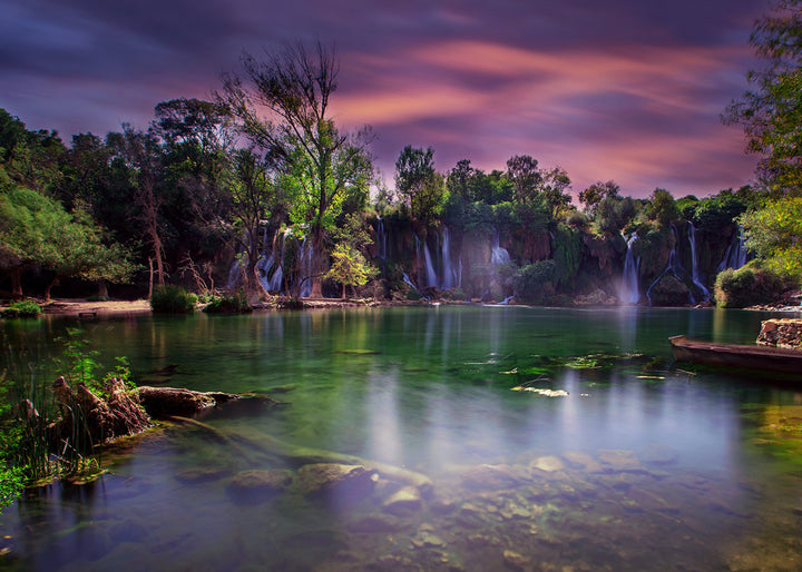 Canvastavla - Kravice waterfall
