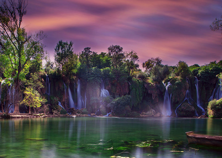 Canvastavla - Kravice waterfall