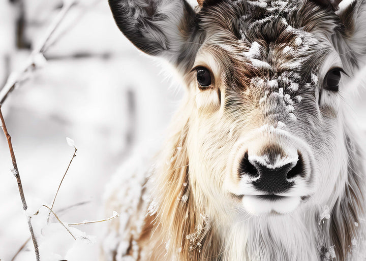 Canvastavla - Guardian of the Snow