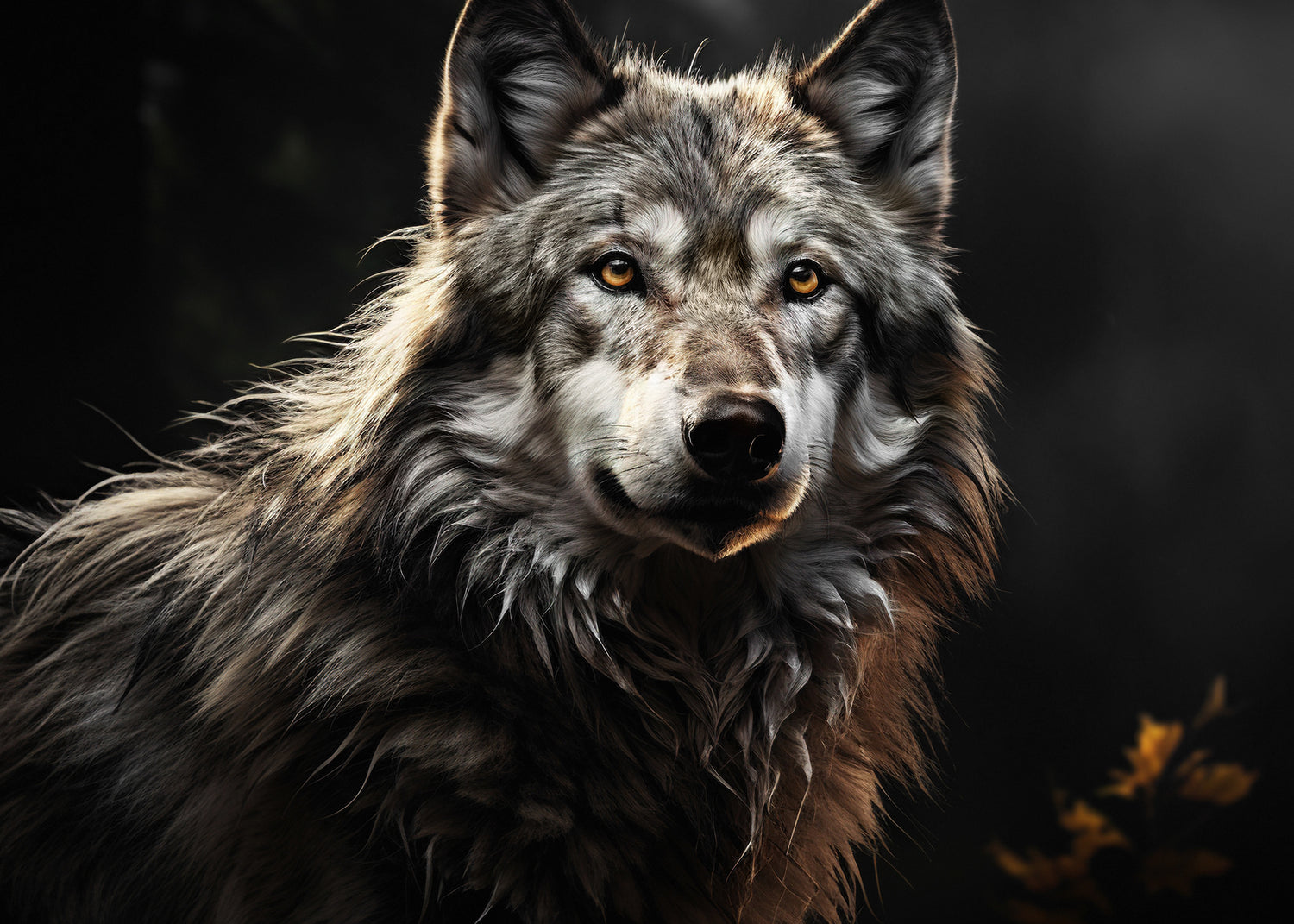 Canvastavla - Wolf Gaze